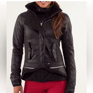 Lululemon Athletica Ride On Jacket sz8 black